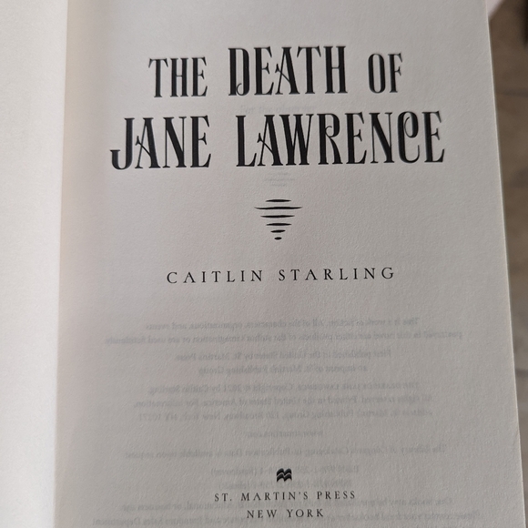 Book - The Death of Jane Lawrence - Picture 6 of 7